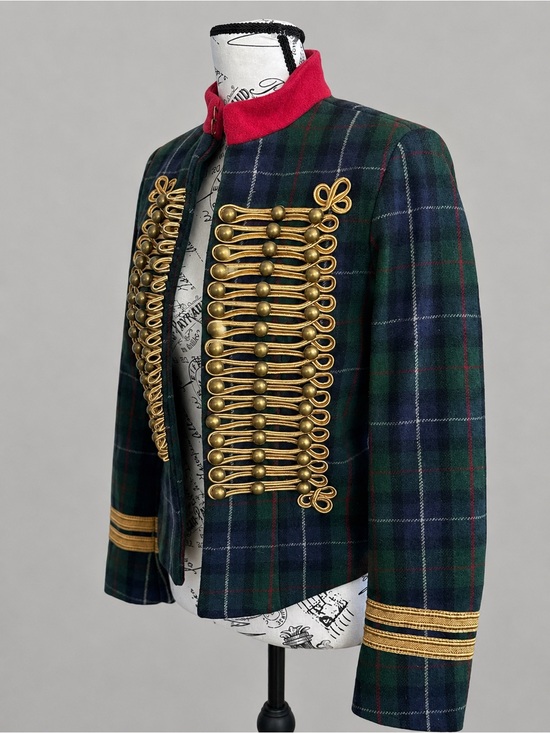 Denim & Supply Ralph Lauren Jackets & Blazers - Denim & Supply Ralph Lauren Tartan Plaid Wool Military Jacket Napoleon Gold S